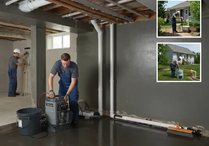 Basement Waterproofing and Flood Prevention process in Fort Gaines, GA